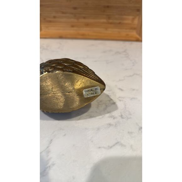 Vintage Brass Quails, Mid Century Tabletop Decor, Traditional Brass Accents - Picture 7 of 9